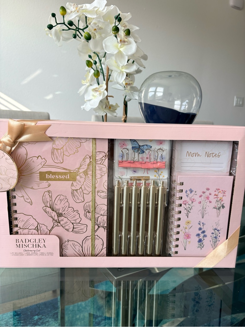 Badgley Mischka Home Office Stationery Set